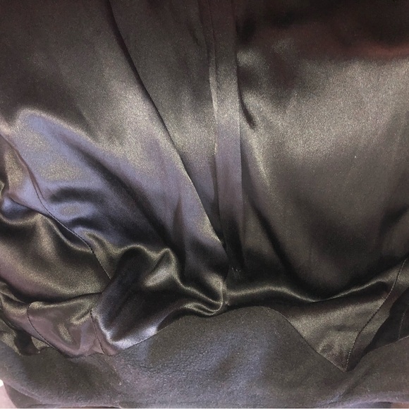 VTG 100% Cashmere One Button Coat Sz. L Tailored Union Made Lined Soft Cozy Warm - Picture 7 of 11